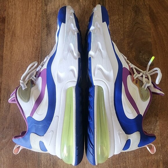 Nike Air Max 270 React Easter White Purple Nebula CW0630-100 Men's Sz 11.5 - Picture 12 of 15